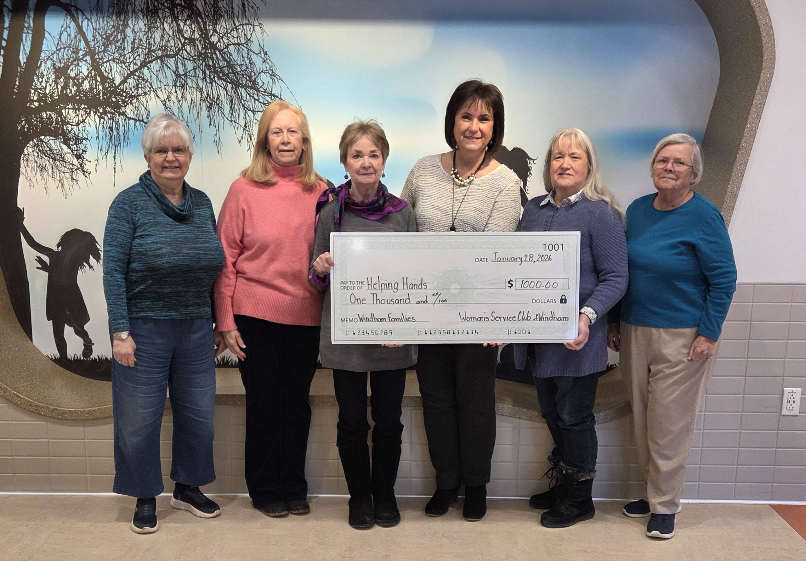 Donation Made to Windham Helping Hands