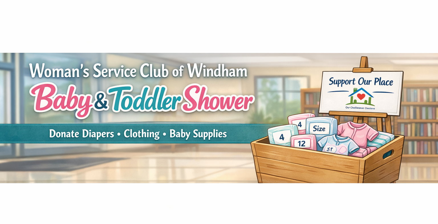 Woman’s Service Club of Windham Baby and Toddler Shower
